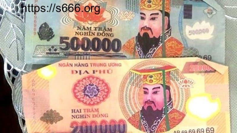 ngủ mơ thấy tiền âm phủ đánh con gì