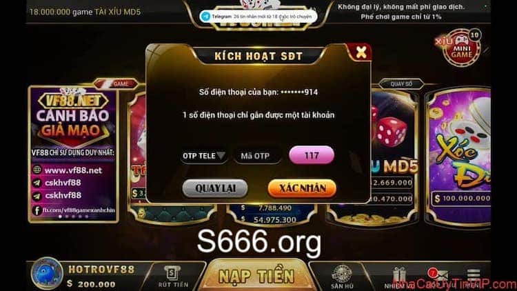 game kích hoạt telegram tặng tiền