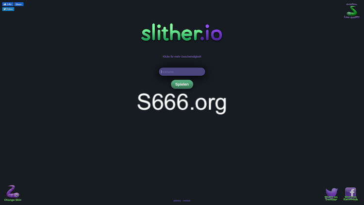 Game Slither.io