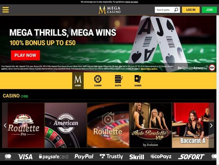 Đăng ký và Nạp Tiền vào Tài Khoản Mega casino